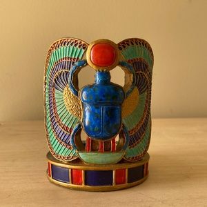 Summit Collection Egyptian theme tea light holder